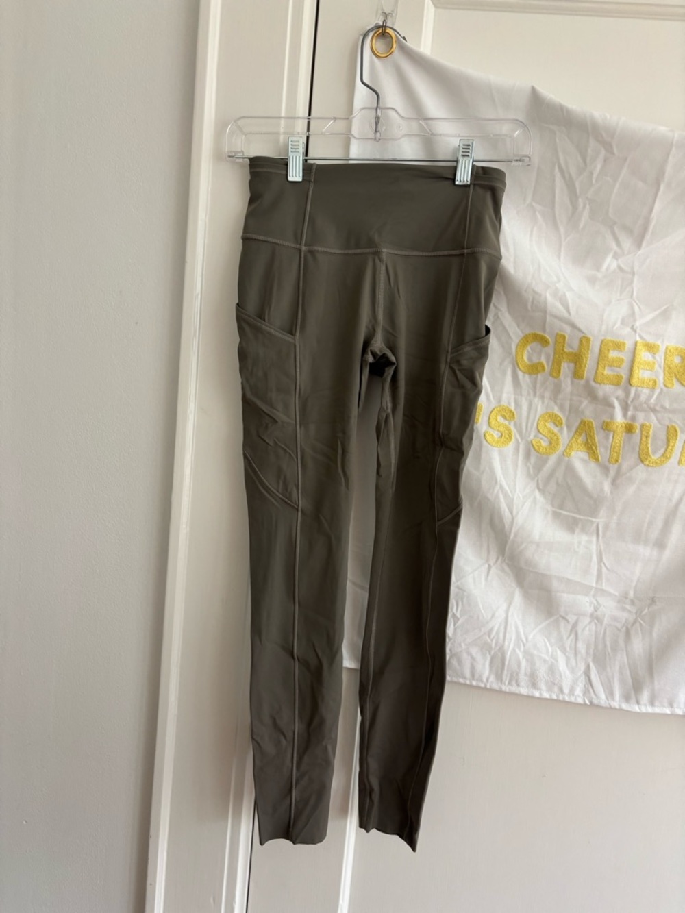 Lululemon Wunder Train Leggings with Pockets in Grey 25”
